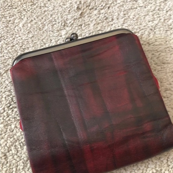 Vintage BUXTON‎ Wallet Burgundy Maroon Top Grain Cowhide Leather - Picture 9 of 15